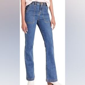 Knox Rose Blue Flare Jeans